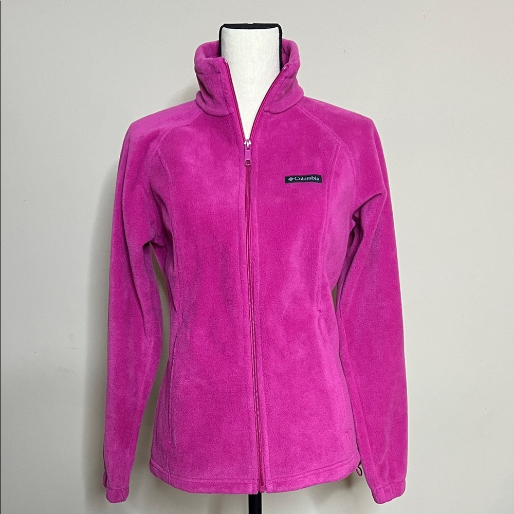 💘Columbia Women's Vibrant Pink Benton Sping Jacket - Picture 1 of 17